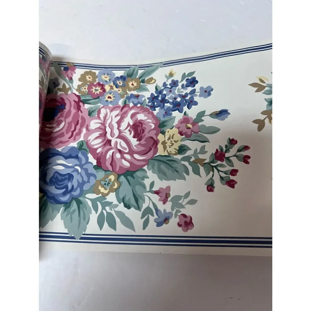 American Spirit Floral wallpaper border 3 Rolls